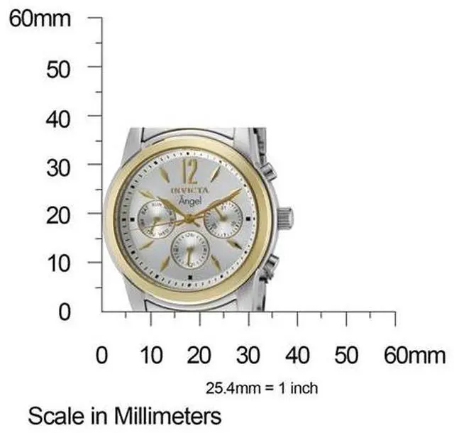 Alt view image 2 of 9 - Women's Angel Silver Dial 18k Gold Plated & Stainless Steel