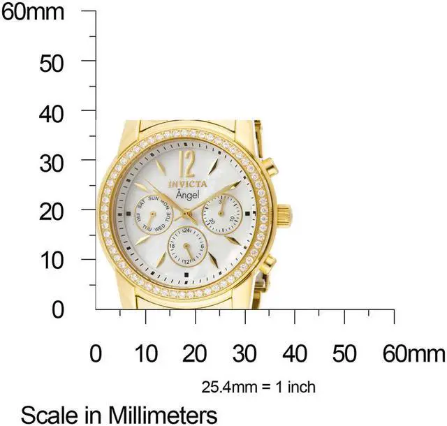 Alt view image 2 of 10 - Invicta Angel Crystal Accented Gold-Tone Ladies Watch 11771