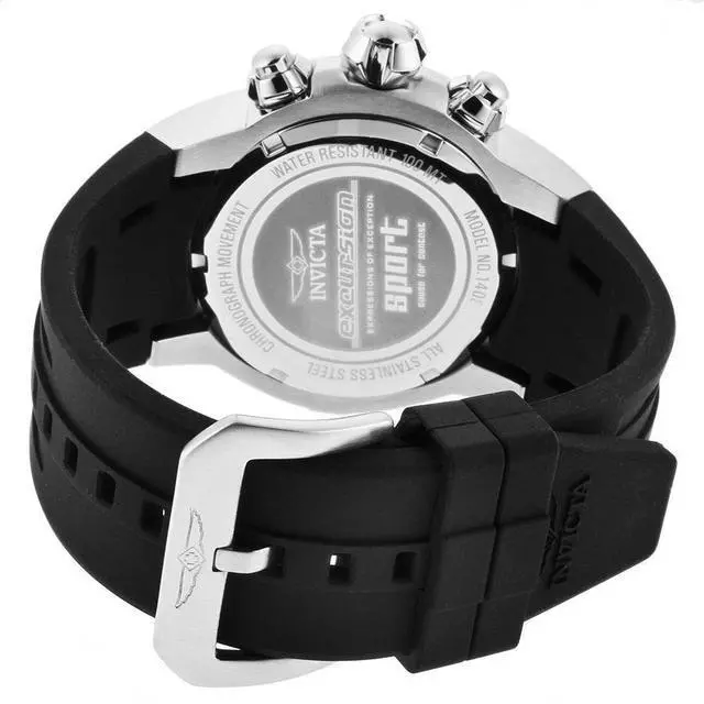 Alt view image 2 of 4 - Men's Excursion Chronograph Black Dial Black Polyurethane