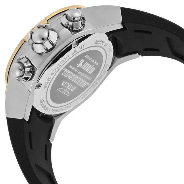 Alt view image 3 of 4 - Men's Excursion Chronograph Black Dial Black Polyurethane