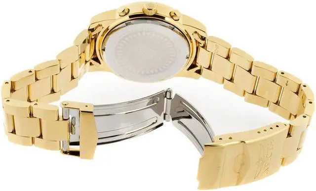 Alt view image 4 of 10 - Invicta Angel Crystal Accented Gold-Tone Ladies Watch 11771