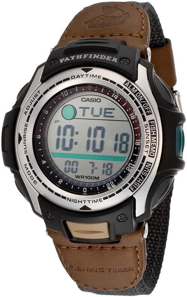 Alt view image 7 of 10 - Casio Pathfinder Fishing And Hunting Timer Mens Watch PAS400B-5V