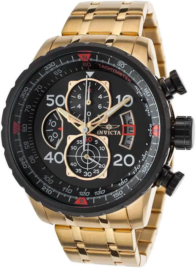 Alt view image 3 of 15 - Invicta  Aviator 17206  Stainless Steel Chronograph  Watch
