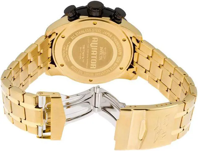 Alt view image 4 of 15 - Invicta  Aviator 17206  Stainless Steel Chronograph  Watch