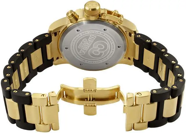 Alt view image 8 of 15 - Invicta Men's Corduba Chronograph Goldplated & Rubber