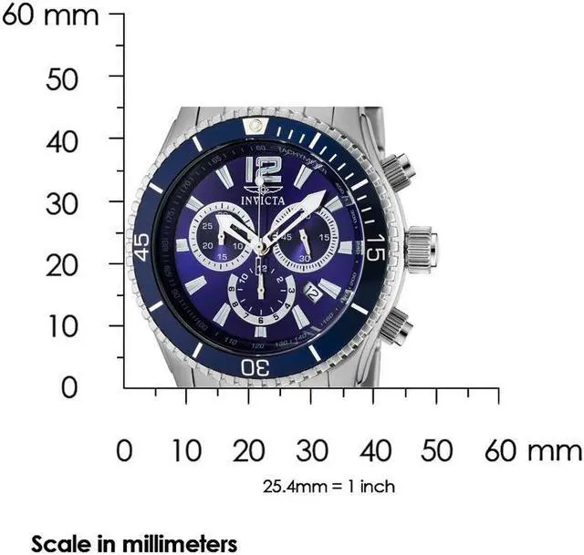 Alt view image 2 of 15 - Invicta  Specialty 0620  Stainless Steel Chronograph  Watch