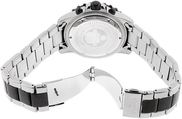 Alt view image 2 of 13 - Men's Invicta II 1326 Chronograph Black Dial Two Tone Watch