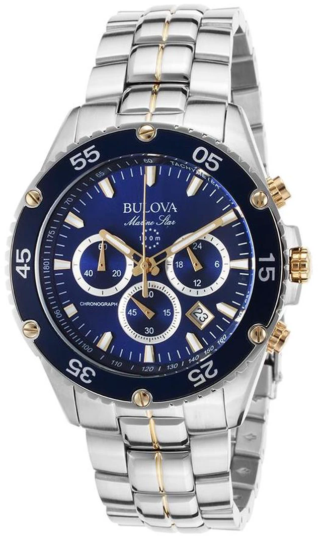 Alt view image 10 of 16 - Bulova Marine Star Mens Watch 98H37