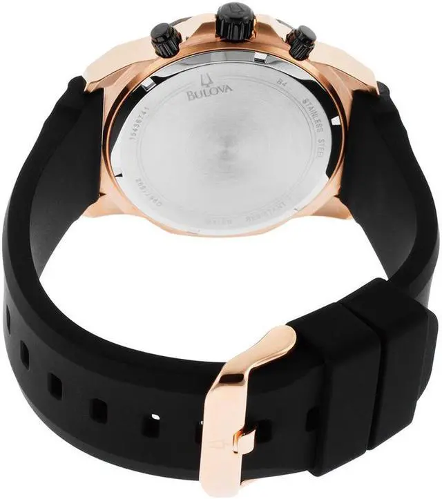 Alt view image 2 of 20 - Bulova Marine Star Mens Rose Gold Tone Quartz Chronograph Watch 98B104