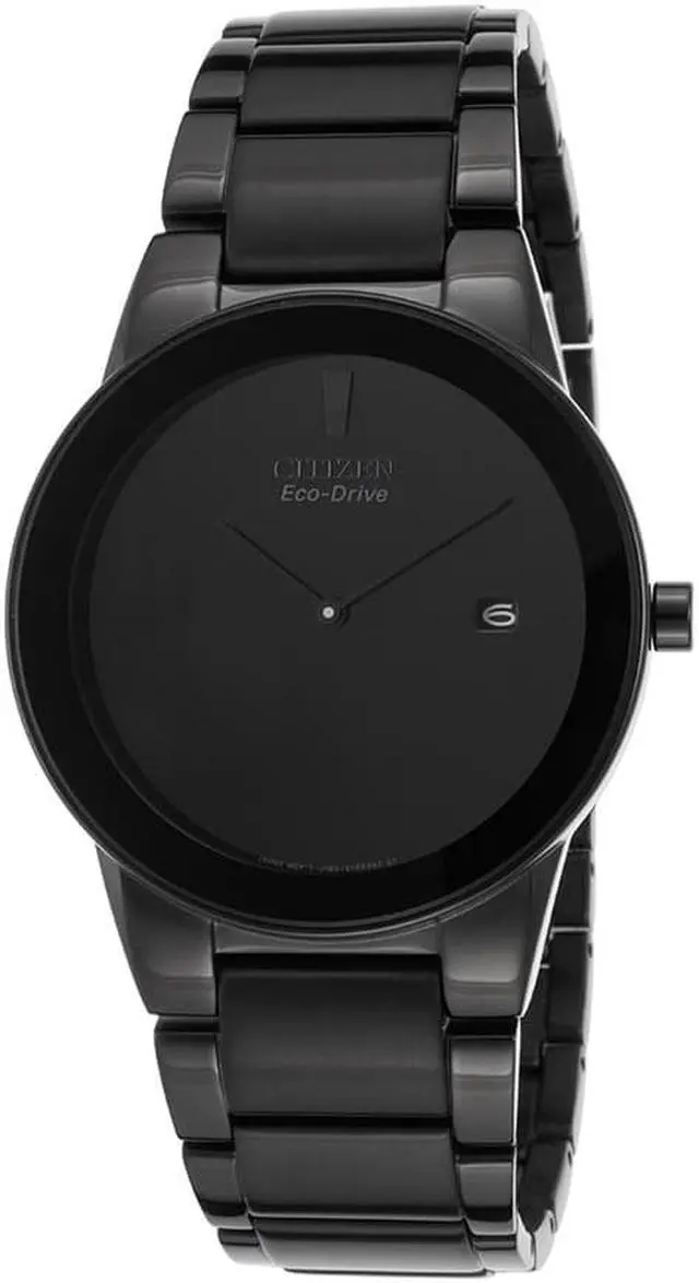 Alt view image 6 of 20 - Citizen Eco-Drive Mens Axiom Series Black ION PVD Stainless Watch AU1065-58E