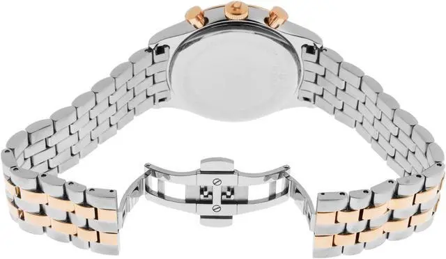 Alt view image 3 of 15 - citizen 98B248 Mens Silver & Rose Gold Finish Chronograph Watch