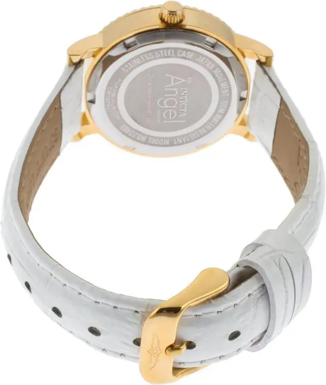 Alt view image 4 of 6 - Invicta Women's 22483 Angel Quartz 3 Hand Gold Dial Watch