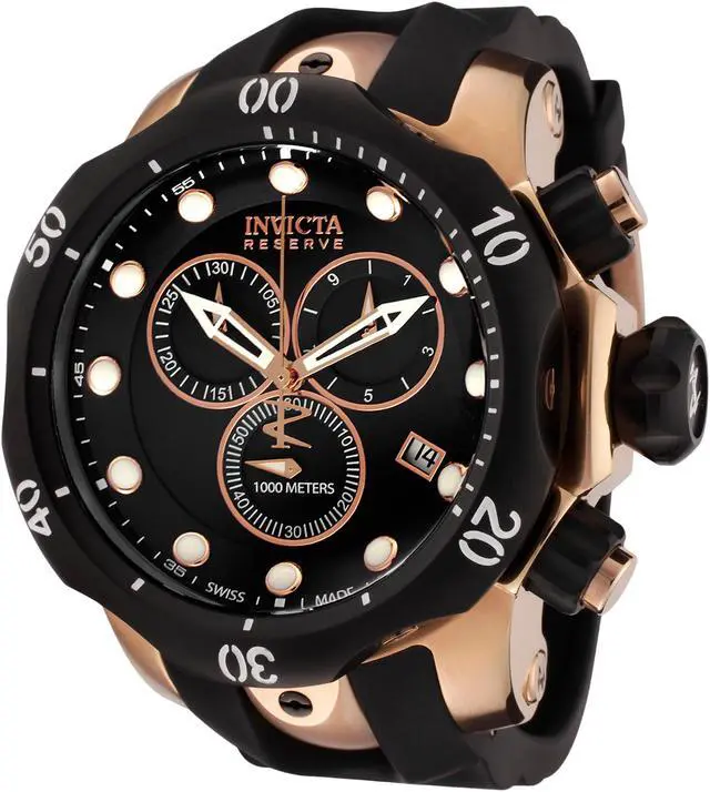 Main image of Invicta 5733 Men's Venom Reserve Chronograph Black Polyurethane And Dial Watch