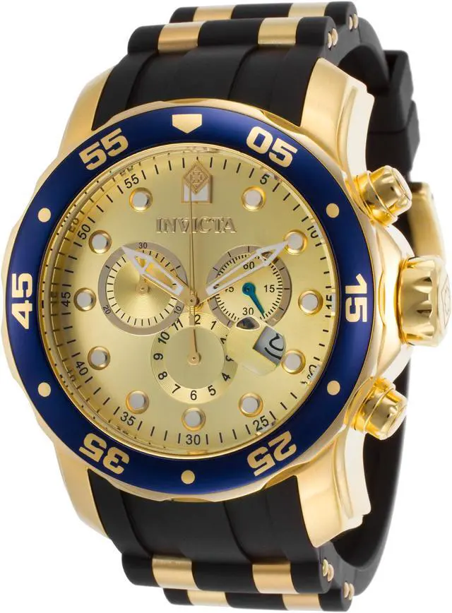 Alt view image 5 of 19 - Invicta  Pro Diver 17881  Stainless Steel, Polyurethane Chronograph  Watch