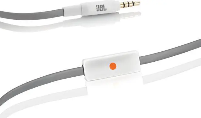 Alt view image 2 of 5 - JBL J22A High-Performance In-Ear Headphones with Microphone - White