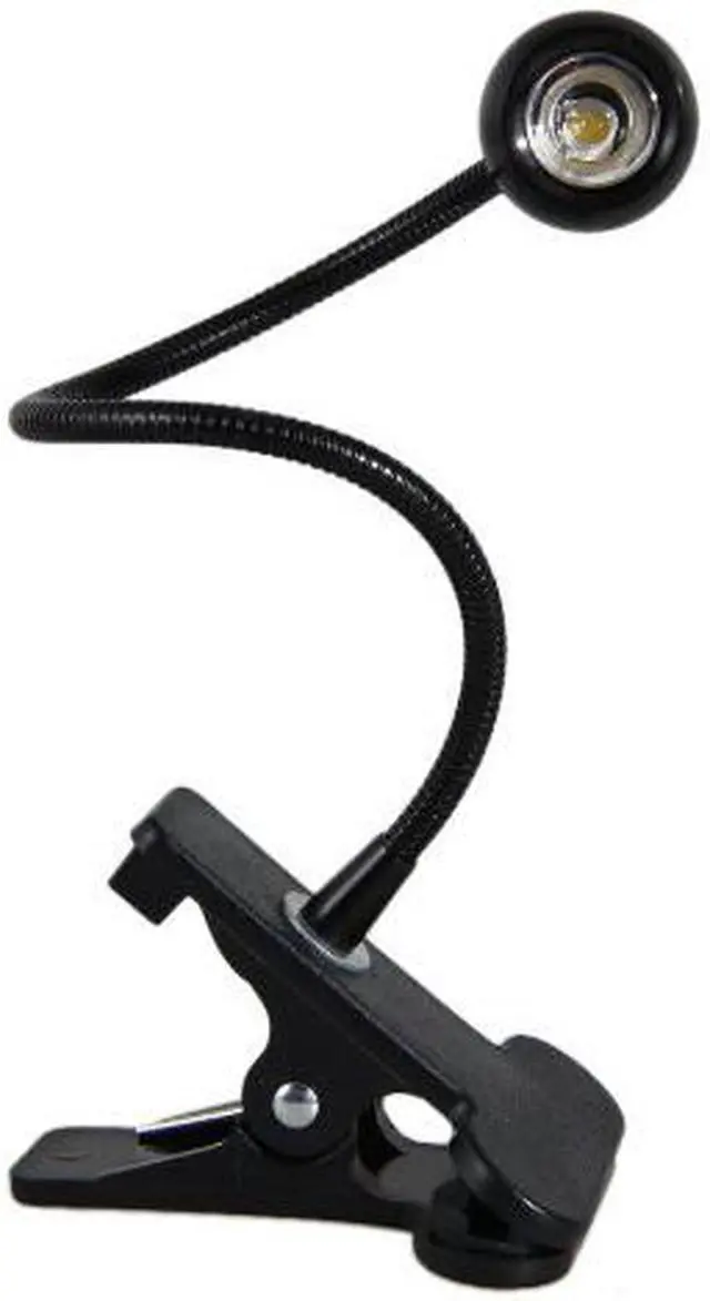 Main image of iKKEGOL USB Clip on LED Table Desk Reading Lamp Light for Laptop Keyboard Study Ajustable Black - 30343B