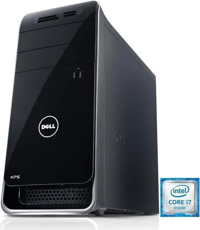 Alt view image 2 of 5 - DELL Desktop Computer XPS 8900 Intel Core i7-6700K 24GB DDR4 2TB HDD 32GB SSD NVIDIA GeForce GTX 750 Ti Windows 10 Home 64-Bit English