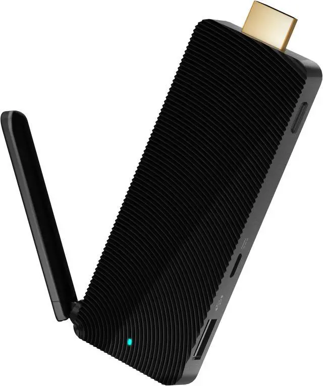 Alt view image 3 of 3 - Quantum Access Windows 10 Mini PC Stick, Intel Baytrail-T (Quad-core) Z3735F 1.33GHz, 2GB RAM+32GB