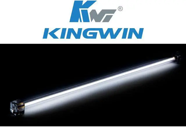 Alt view image 4 of 10 - Kingwin 12- Inch White Color Cold Cathode Light Kit, with Power Cable Harness, PCI On/Off Switch Panel, 12V Inverter, and Extra 4 Pin Power Connector
