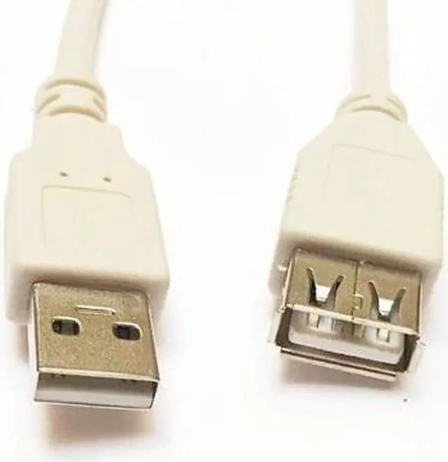 Main image of AMC CUS2-10MF White White AM/AF USB2.0 Extension Cable - OEM