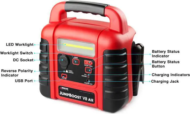 Alt view image 5 of 9 - Wagan JumpBoost V8 Air 7552