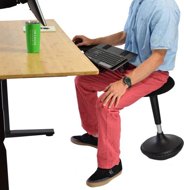 Uncaged Ergonomics Wobble Stool Air: Rolling Balance Ball Office Chair for Active Sitting