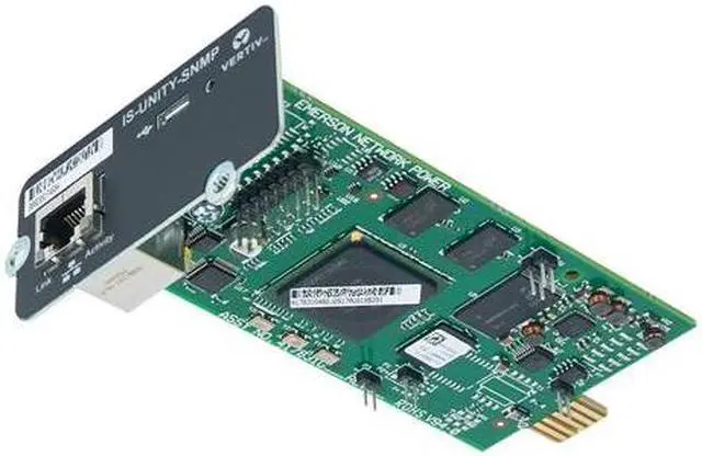 Alt view image 2 of 7 - Vertiv Liebert IntelliSlot Unity - SNMP - Network Card | Remote Monitoring - Data Center Monitoring| Adapter| 10Mb LAN/100Mb LAN |Micro-USB Port