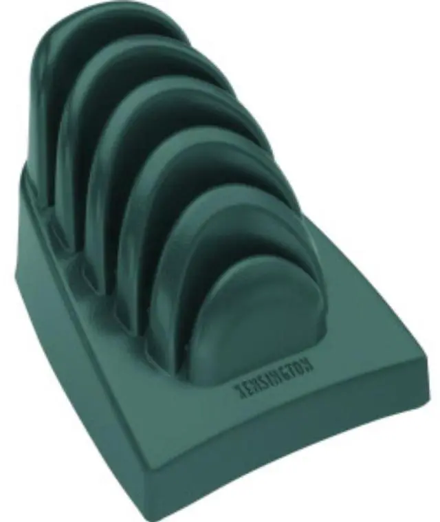 Main image of Kensington K62061B InSight Priority Puck Five-Slot Desktop Copyholder, Blue Copy Holder