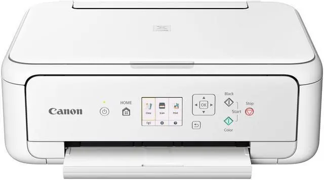 Alt view image 3 of 7 - Canon PIXMA TS5120 WH ESAT Approx. 13 ipm Black Print Speed 4800 x 1200 dpi Color Print Quality Bluetooth / USB / Wi-Fi InkJet MFC / All-In-One Color Inkjet Printer