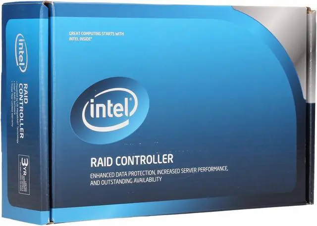 Alt view image 2 of 2 - Intel RS2MB044 PCI-Express 2.0 x8 SATA / SAS Controller Card