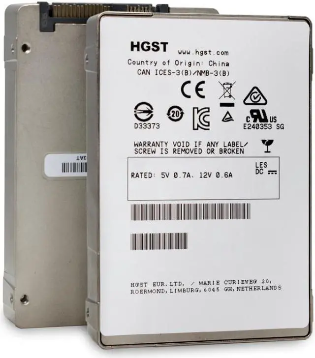 Main image of HGST Ultrastar SSD1600MR HUSMR1616ASS200 2.5" 1.6TB SAS 12Gb/s MLC Enterprise Solid State Drive