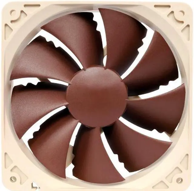 Alt view image 2 of 4 - Noctua NF-P12 PWM, Premium Quiet Fan, 4-Pin (120mm, Brown)