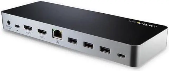 Alt view image 3 of 7 - StarTech MST30C2HHPD Dual Monitor USB C Dock - For Windows Laptops - 4K MST - with 60W Power Delivery (USB PD) - Laptop Docking Station
