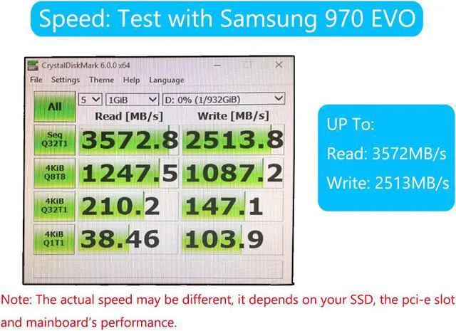 Alt view image 7 of 7 - PCIe M.2 NGFF NVMe AHCI SSD to PCIE 4x 8x 16x Adapter Card for M Key 2230 2242 2260 2280 mm Size PCIe M.2 SSD Full Speed like Samsung XP941, SM951(NVMe), 950, PM961, 960EVO, SM961, PM951, 960EVO.