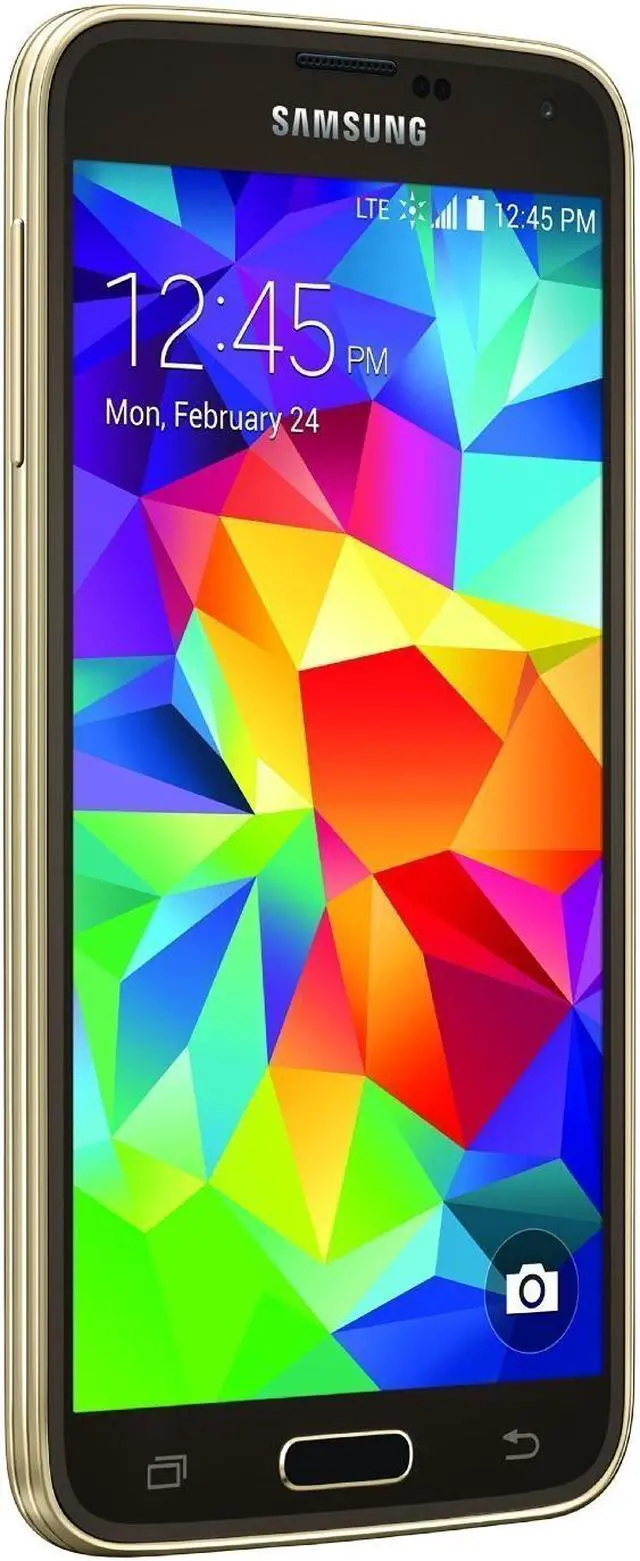 Alt view image 3 of 5 - Samsung Galaxy S5 G900V Gold 16GB Verizon CDMA Phone w/ 16 MP Camera
