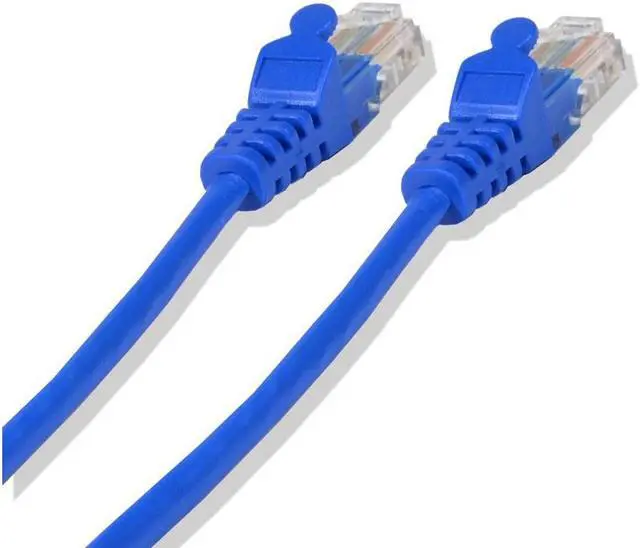 Alt view image 2 of 3 - Blue 15-foot premium Cat5e Patch LAN Ethernet Network Cable (10 Pack)