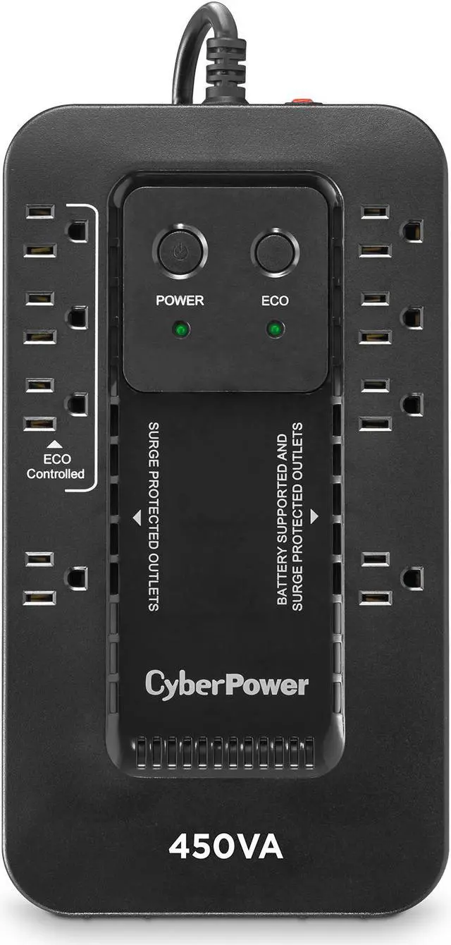 Main image of CYBERPOWER EC450G 450VA 260W COMPACT SBY UPS 8NEMA 5-15R