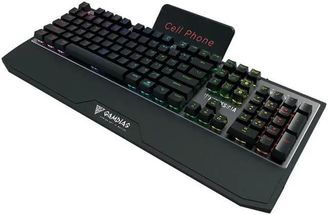 Alt view image 3 of 11 - GAMDIAS HERMES P1A RGB Mechanical Gaming Keyboard
