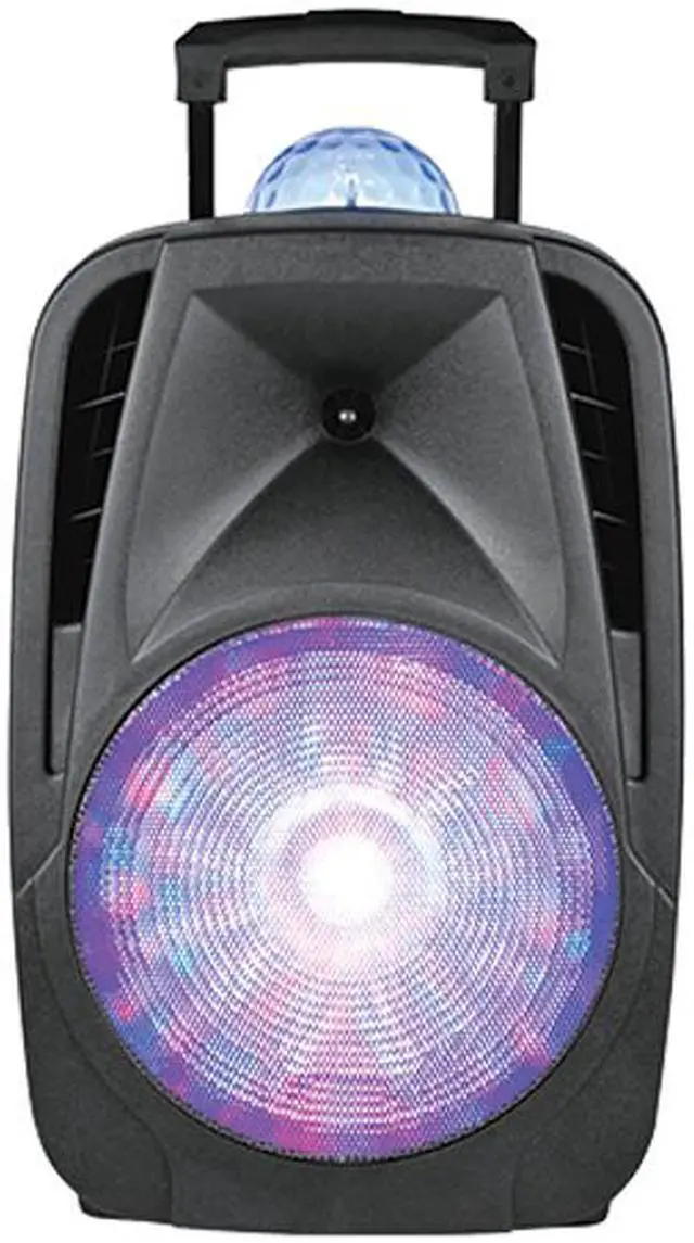 Main image of Supersonic - IQ-6112DJBT-BLK - IQ Sound Portable Bluetooth Speaker System - 35 W RMS - Black - 40 Hz to 20 kHz - Battery