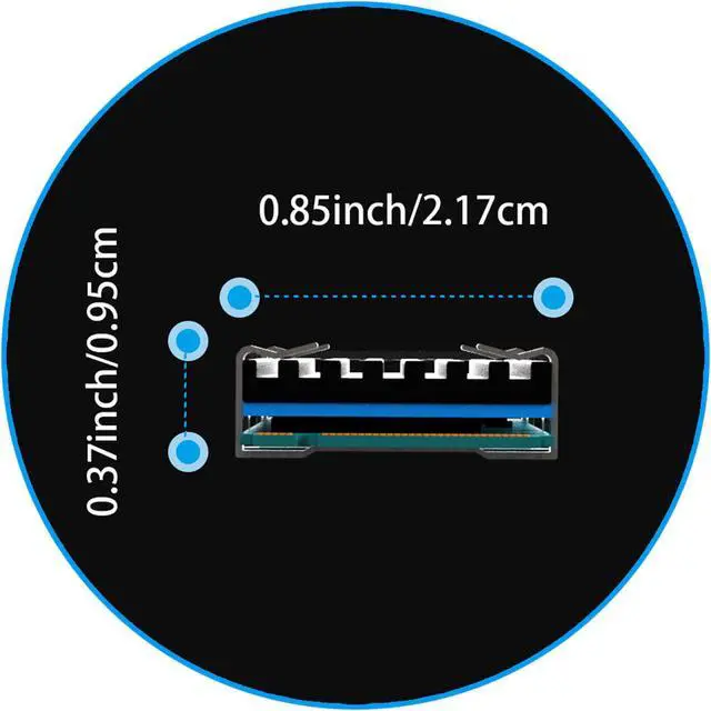 Alt view image 7 of 7 - GLOTRENDS M.2 Heatsink 0.12inch/3mm Thick Fit for 2280 M.2 PCIe 4.0/3.0 NVMe SSD
