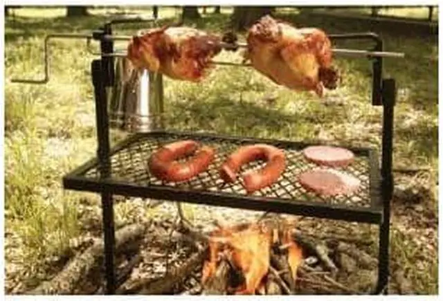 Alt view image 2 of 16 - Texsport Rotisserie and Spit Grill
