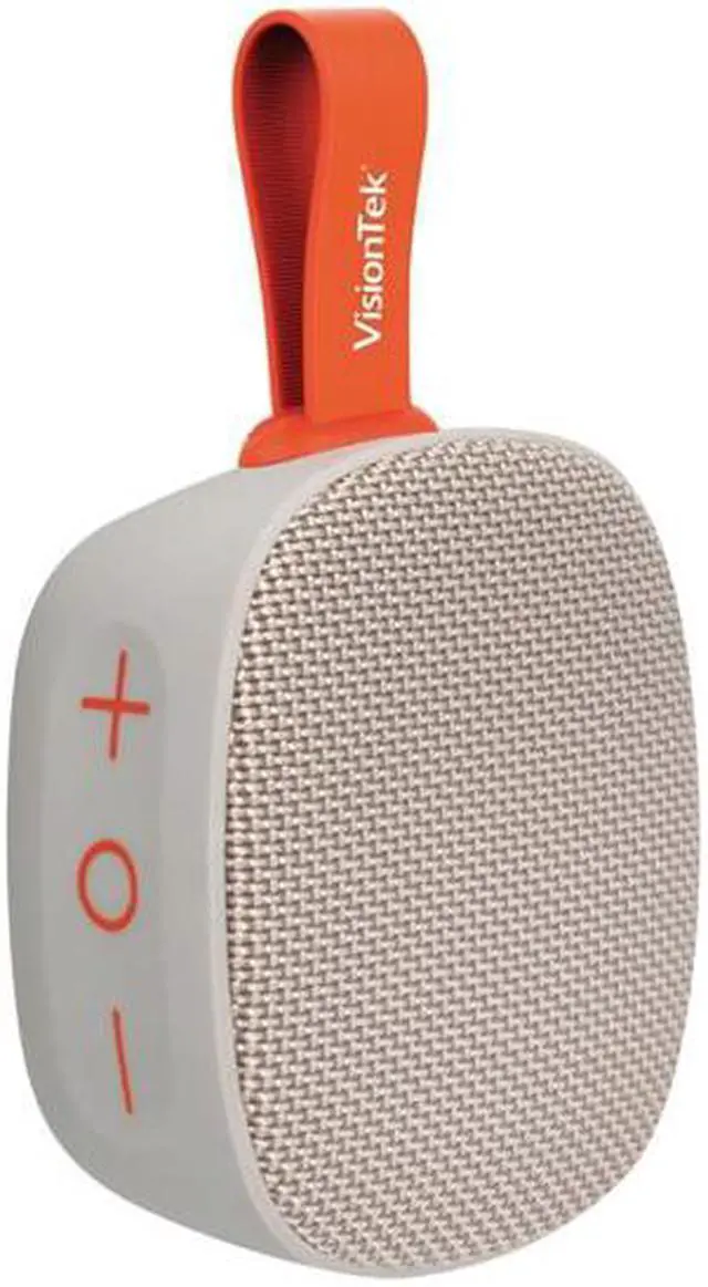 Alt view image 6 of 18 - Visiontek Sound Cube Portable Bluetooth Speaker System - Gray