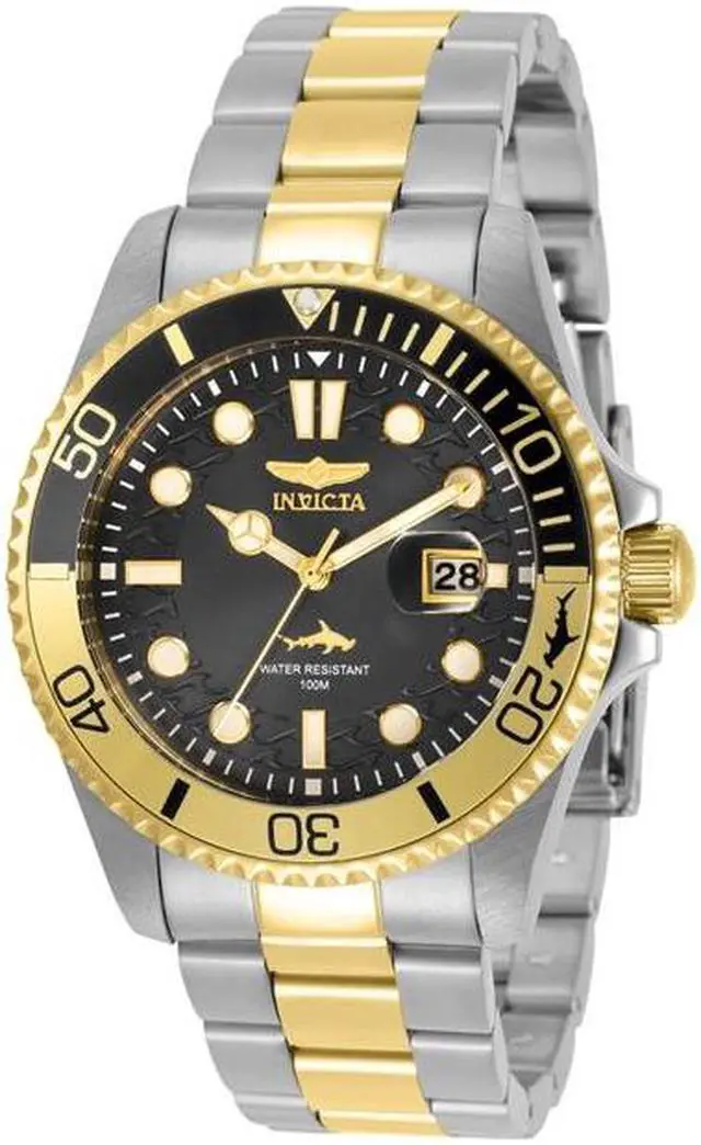 Alt view image 7 of 9 - Invicta Men's 30944 Pro Diver Quartz 3 Hand Black Dial Watch