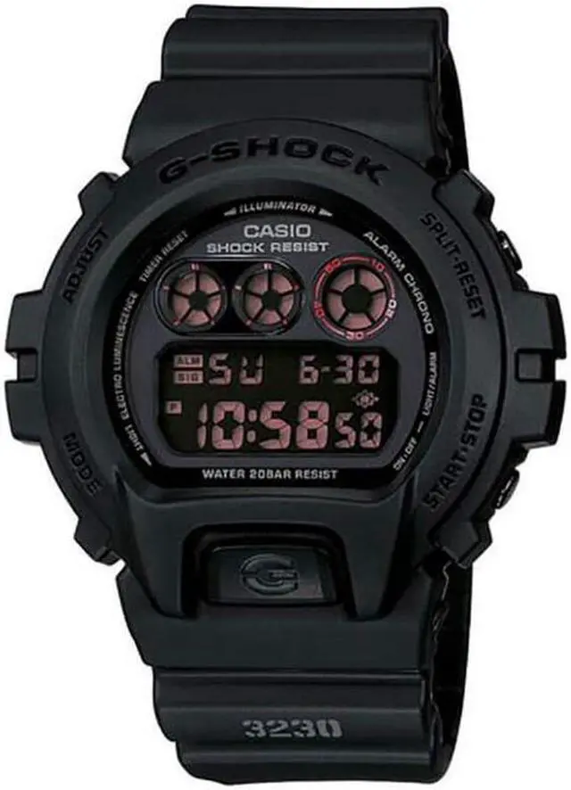 Alt view image 15 of 17 - Casio G-Shock DW6900MS-1 Classic 3-Eye Master of G Wristwatch