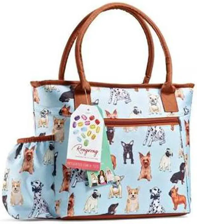 Main image of Medport 7224RNG2695 Fit & Fresh Atwater Lunch Tote - Pups Sky