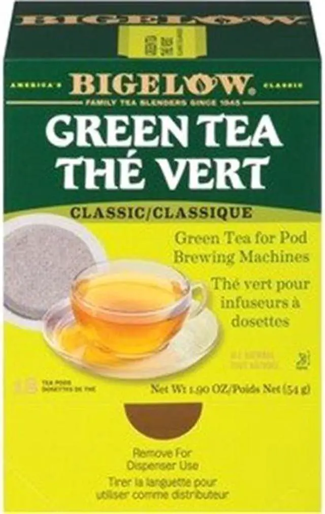 Alt view image 3 of 12 - Bigelow Green Tea Pods 1.90 oz 18/Box 007906