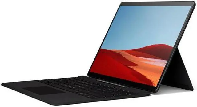 Alt view image 10 of 20 - Microsoft Surface Pro X 13" Microsoft SQ1 8GB RAM 256GB SSD WiFi + 4G LTE Matte Black - Microsoft SQ1 Processor - Laptop, tablet, or studio mode - Microsoft SQ1 Adreno 685 - Windows 10 Home - 13