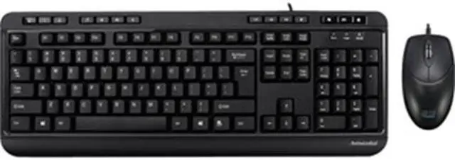 Alt view image 2 of 18 - Adesso Akb-132Cb - Antimicrobial Multimedia Desktop Keyboard And Mouse
