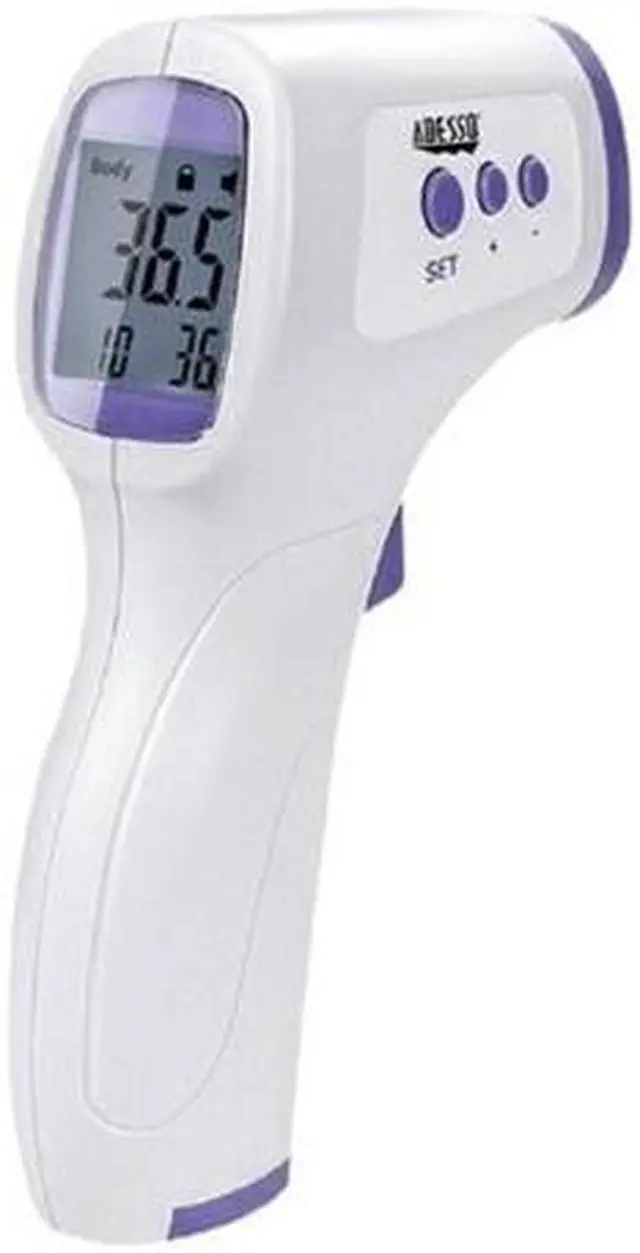 Alt view image 3 of 13 - Adesso PPE-200 Non-Contact Infrared Forehead Thermometer
