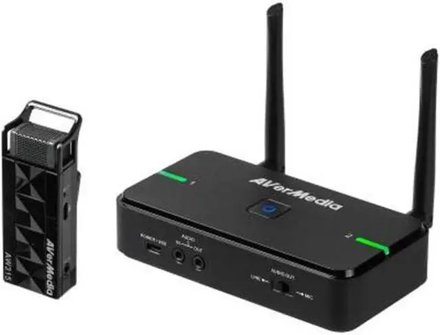 Alt view image 2 of 11 - AverMedia - AW315S - AVerMedia Wireless Microphone - Wireless